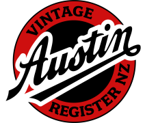 The Vintage Austin Register of New Zealand logo